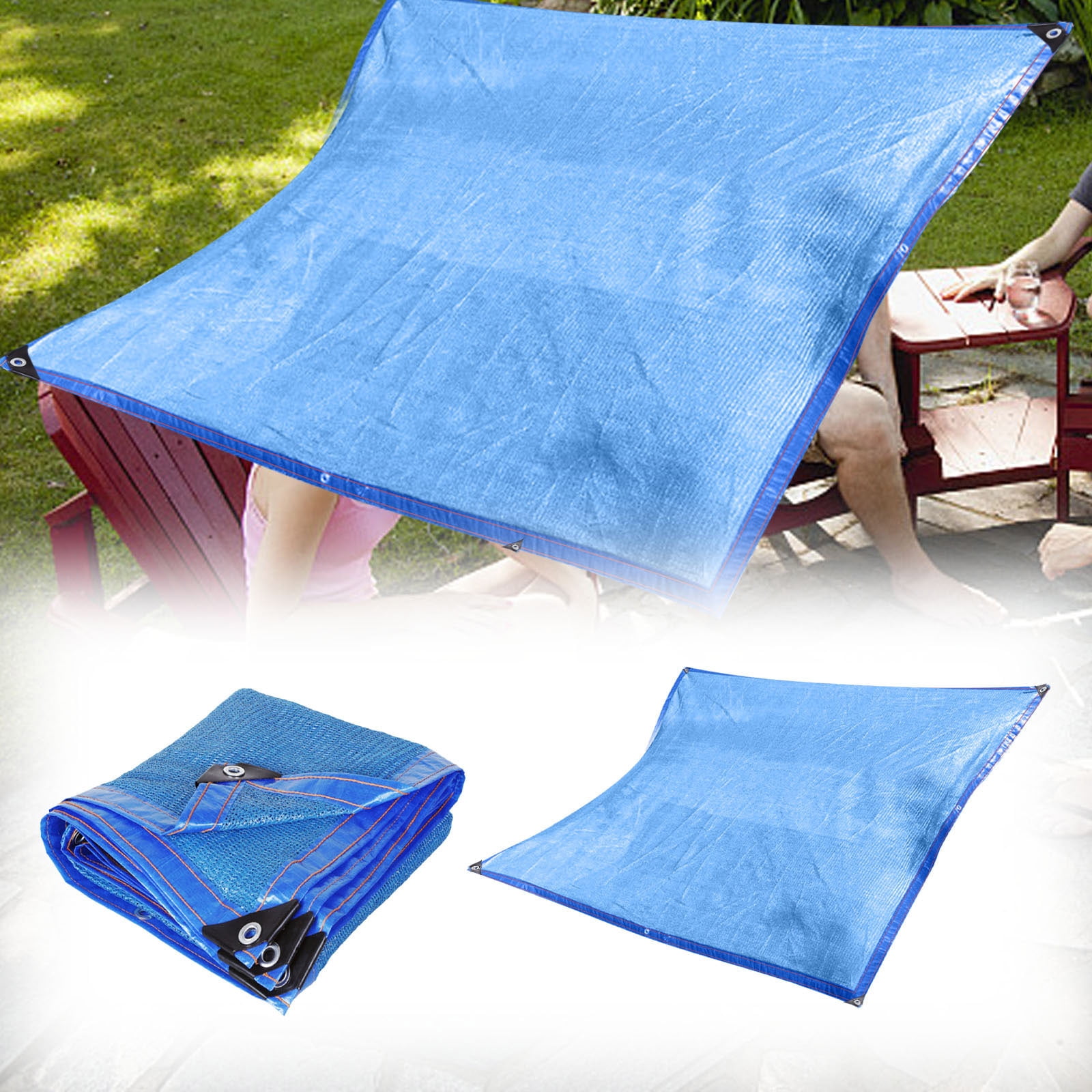 Summer Savings Clearance! Boovnll Sun Shades Outdoor Patio, 6.6x10Ft Rectangle Sand UV Block Sunshade Mesh Insulation Permeable Heavy Duty Shade Cloth for Outdoor Patio Yard Backyard Garden, Sun Shade