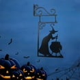 thumbnail image 4 of Yuarrent Estatua de jardín de de Halloween a prueba de agua - Imagen vívida no es fácil de deformar Letrero de esquina de jardín Kits de decoración para fiestas Ollas, 4 of 6
