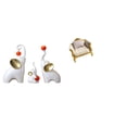 thumbnail image 1 of Figuras De Familia De Elefantes Y Sofá De Madera En Miniatura, Estatuas De Animales, Manualidades Para Escritorio, Sala De Estar, Dormitorio, Casa De Muñecas, Muebles De Simulación, Juguete, 1 of 8