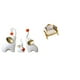 thumbnail image 1 of Figuras de familia de elefantes y sofá de madera en miniatura, estatuas de animales, manualidades para escritorio, sala de estar, dormitorio, casa de, 1 of 8