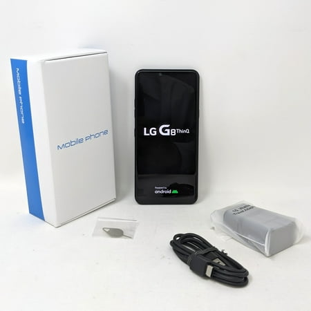 Pre-Owned LG G8 ThinQ LMG820TM 128GB T-Mobile 6.1 inch 6GB RAM Phone - Black (Good)