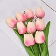 thumbnail image 1 of 2Pcs Artificial Tulip Bouquet Wedding Home Decoration Real Touch Fake Flowers, 1 of 9