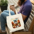 thumbnail image 4 of Thanksgiving Maltese Pilgrim Grateful, Thankful, Blessed Fall Welcome Canvas Tote Bag Maltese Dog Lover Gifts Idea Reusable Shopping Grocery Bag - 00021, 4 of 5