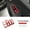 For LHD Red Carbon, variant on Real Soft Carbon Fiber For 2019 2020 2021 2022 2023 KIA Stinger Car Door Window Button Panel Sticker LHD RHD Trim Accessories.