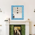 thumbnail image 3 of DecorShore Rectangular Mosaic Wall Mirror - 24 x 30 Inch Decorative Wall Mirror for Living Room and Bathroom, Accent Mirror, Stylish Decorative Mirror, Turquoise Blue Mosaic Décor, 3 of 4