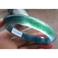thumbnail image 3 of Icy Green Natural A JADE Jadeite Bangle Bracelet 60 mm 677371 TN, 3 of 12