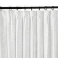 thumbnail image 2 of Linen Textured Pinch Pleat Curtain for Living Room, Room Darkening Window Curtain Panel for Bedroom, Privacy Drape with Double Layer (72 x 84 Inches, 1 Panel, Sand Beige) outdoor curtains, 2 of 7