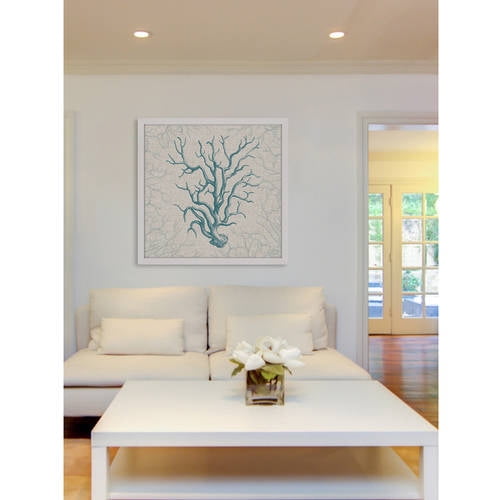 Marmont Hill "Coral Motif II" Framed Painting Print