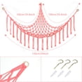 thumbnail image 2 of Red De Animales De Peluche Boho O Hamaca Grande De 55 Pulgadas Hamaca De Juguete Macramé Cosas De Almacenamiento De Animales Esquina Colgante Soporte De Red Hamaca De Malla Organizador De Juguetes De, 2 of 5