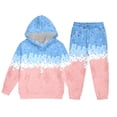 thumbnail image 7 of Kiijoy Toddler Girls Sweat Suit Ice Cream Print Cute Hoodie Sweatpants Set, Sizes 2-3T, 7 of 7
