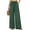 Green #110, variant on Palazzo Pants for Women Dressy Drawstring Elastic Waist Casual Linen Pant Summer Beach Wide Leg Trousers with Pockets, 2XL