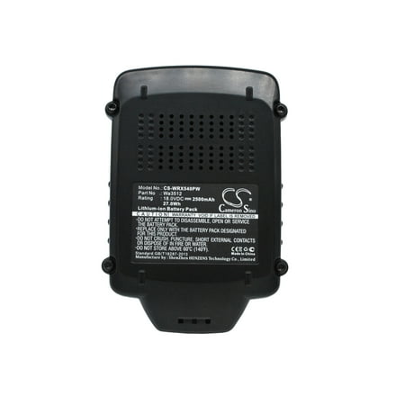 

Battery for Worx WG151 WG540 RW9161 WA3511 WA3512 WA3516 WA3523 18.0v 1500mAh