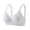 57#Gray, variant on Simple Minimalist Wireless Women Bra Breathable Ribbed Fabric Adjustable Thin Shoulder Straps Light Coverage Daily Comfort Lingerie Pink