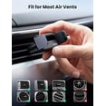 thumbnail image 5 of 1 paquete de soporte para teléfono de ventilación de coche, soporte de clip de ventilación de aire, soporte para teléfono, soporte de navegación fijo para interior de coche, soporte para coche, clip para teléfono celular compatible con teléfono celular de 4,7 a 7,2 pulgadas Rojo Verde, 5 of 5