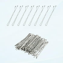 Hair Pins, 50pc Silver Bobby Pins Hair Grips, Ideal for Fine Hair - No Scaling (5cm)