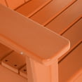 thumbnail image 5 of WestinTrends Malibu Kids Outdoor HDPE Adirondack Plastic Patio Chair, Orange, 5 of 16