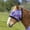 Lavender Mint Plaid, variant on Kensington Fly Mask with Fleece Trim Large Imperia