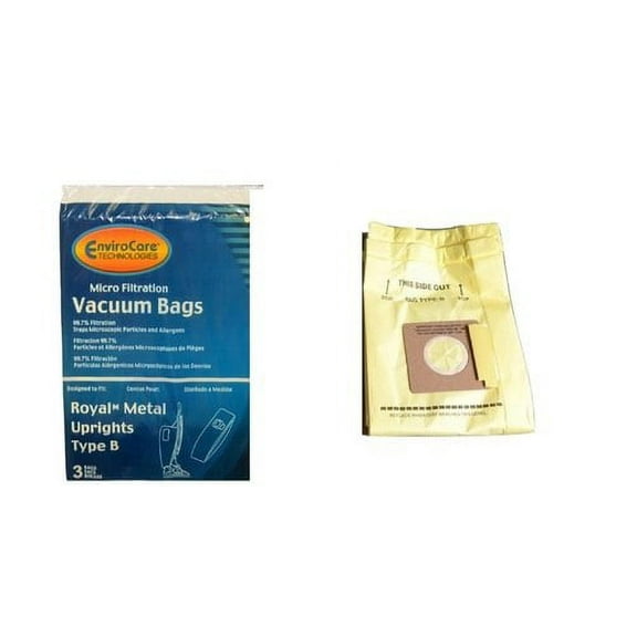 Royal Metal Upright Type B Bag 3 Pk Part# 847