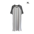 thumbnail image 4 of Camisón de algodón Qarigey ropa de dormir transpirable cuello, 4 of 6