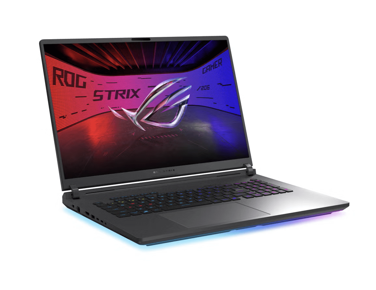ASUS ROG Strix AI Gaming Laptop 18in 240Hz IPS WQXGA Display (Intel Ultra 9- 275HX, NVIDIA GeForce RTX 5070 8GB, 64GB DDR5, 2TB PCIe SSD, RGB KB, Thunderbolt 4, WiFi 7, Webcam, Win 11 Pro)