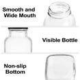 thumbnail image 3 of 12 Ounce Square Glass Drinking Bottles Set of 12 with Lids and Accessories, 3 of 7