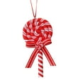 thumbnail image 2 of 3 Pieces Christmas Candy Ornaments Lollipop Ornament Candy Cane Hanging Decor Peppermint Christmas Tree Decoration Fake Candy Canes Crafts for Xmas Wreath Party Supplies Red and White, 2 of 6