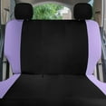 thumbnail image 5 of FH Group Universal Fit Purple Car Seat Covers, Polished and Chic Flat Cloth Seat Protector for Trucks, SUVs & Vans, Washable - Full Set, 5 of 9
