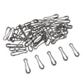 thumbnail image 2 of 50 broches hawaianos con eslabones giratorios fáciles de usar, cable, clips de cambio, conectores, anillos, 20mm, 2 of 8