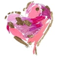thumbnail image 3 of Hewitt, L. 15x15 Black Modern Framed Museum Art Print Titled - Heart Full of Love I, 3 of 5