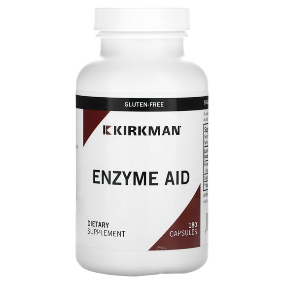 Kirkman Labs Enzyme Aid, 180 Capsules