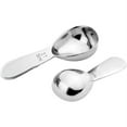 thumbnail image 1 of Cuchara multiusos de acero inoxidable, material superior para preparar café y hornear, diseño ergonómico con medición precisa, cucharas de 1 y 2 cucharadas, aptas para lavavajillas y practicidad, 1 of 8