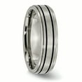 thumbnail image 4 of Titanium Enameled Flat 6mm Satin Polished Band, 4 of 10