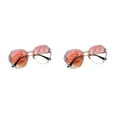 thumbnail image 3 of relayinert Protection Sunglass Vintage Rhinestone Glasses For Outdoor Activities Metal Vintage Frameless Rhinestone Glasses pink 2Set, 3 of 6