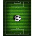 thumbnail image 3 of Alfombra con patrón de campo de fútbol, ​​alfombra minimalista para el piso de la sala de estar, alfombra de moda, 3 of 3