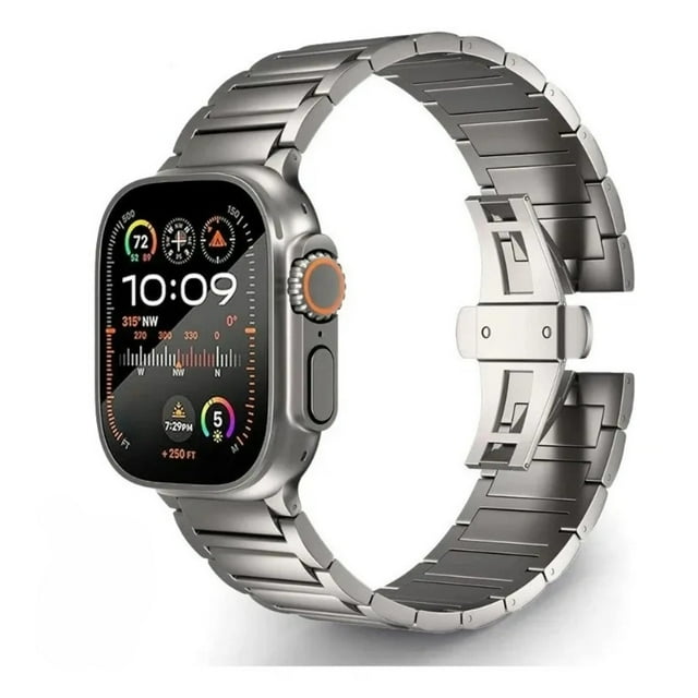 Correa de Titanio para Apple Watch, Compatible con Todas las Series