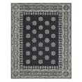 thumbnail image 4 of Martha Stewart Gracious Garden Geometric Bordered Wool Area Rug, Winter's Day, 4' x 6', 4 of 11