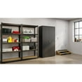 thumbnail image 3 of Hirsh Wardrobe Metal Storage Cabinet 18"D x 36"W x 72"H in Black, 3 of 8