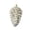 Gold, variant on Vickerman Pewter Antique Pinecone Ornament, Christmas, Shatterproof Plastic, 5.5 inch, Silver, 3-Pack