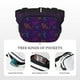 thumbnail image 5 of Balery Colorful Snake Mochila Cinturón para Mujeres y Hombres, Bolsa de Cintura Impermeable de Doble Capa con Correa, 5 of 9
