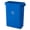 Blue, variant on 23 Gallon Red Slim Trash Can - Restaurant, , Industrial, Tall Plastic, Slim Kitchen, Large Garbage Can
