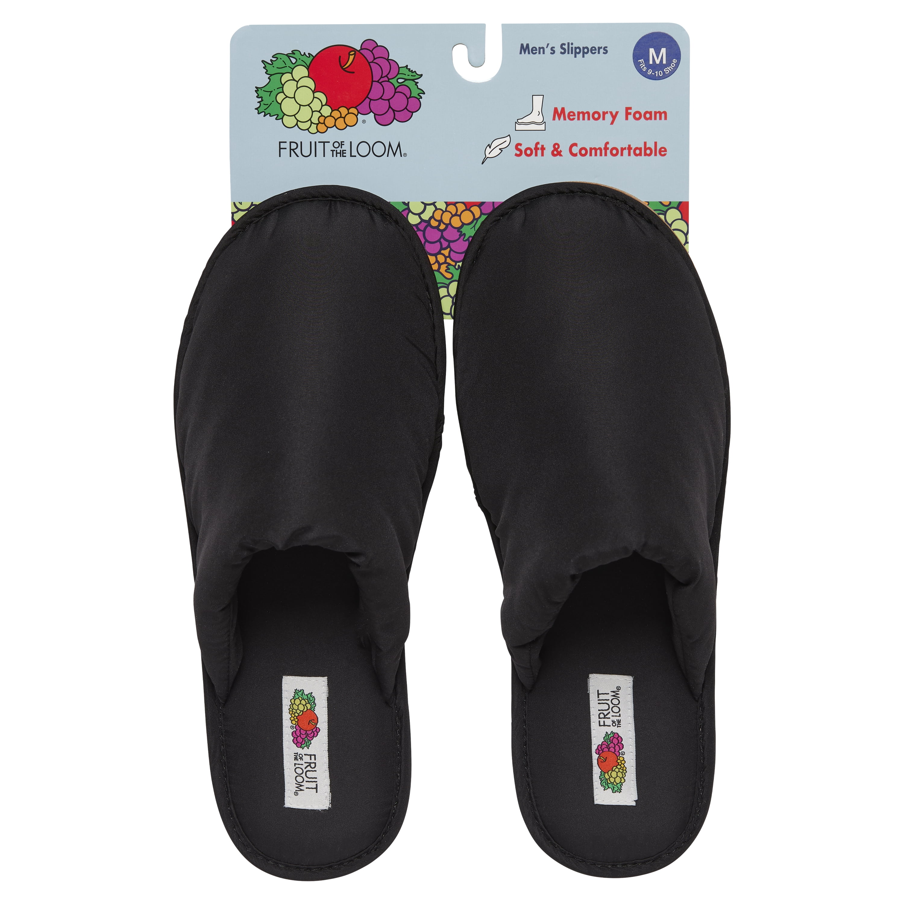 Fruit of the Loom Men's Padded Slippers