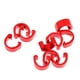 thumbnail image 5 of Juego de 10 abrazaderas tipo C para bicicleta, abrazaderas guía para mangueras de bicicleta, universales para rojo, 5 of 6