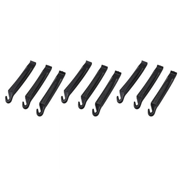 3X Bike Bicycle Detachable Wheel Tire Levers Repair Tool High Quality Plastic Black Hardened,9 x Detachable Bicycle Wheel Levers,Black