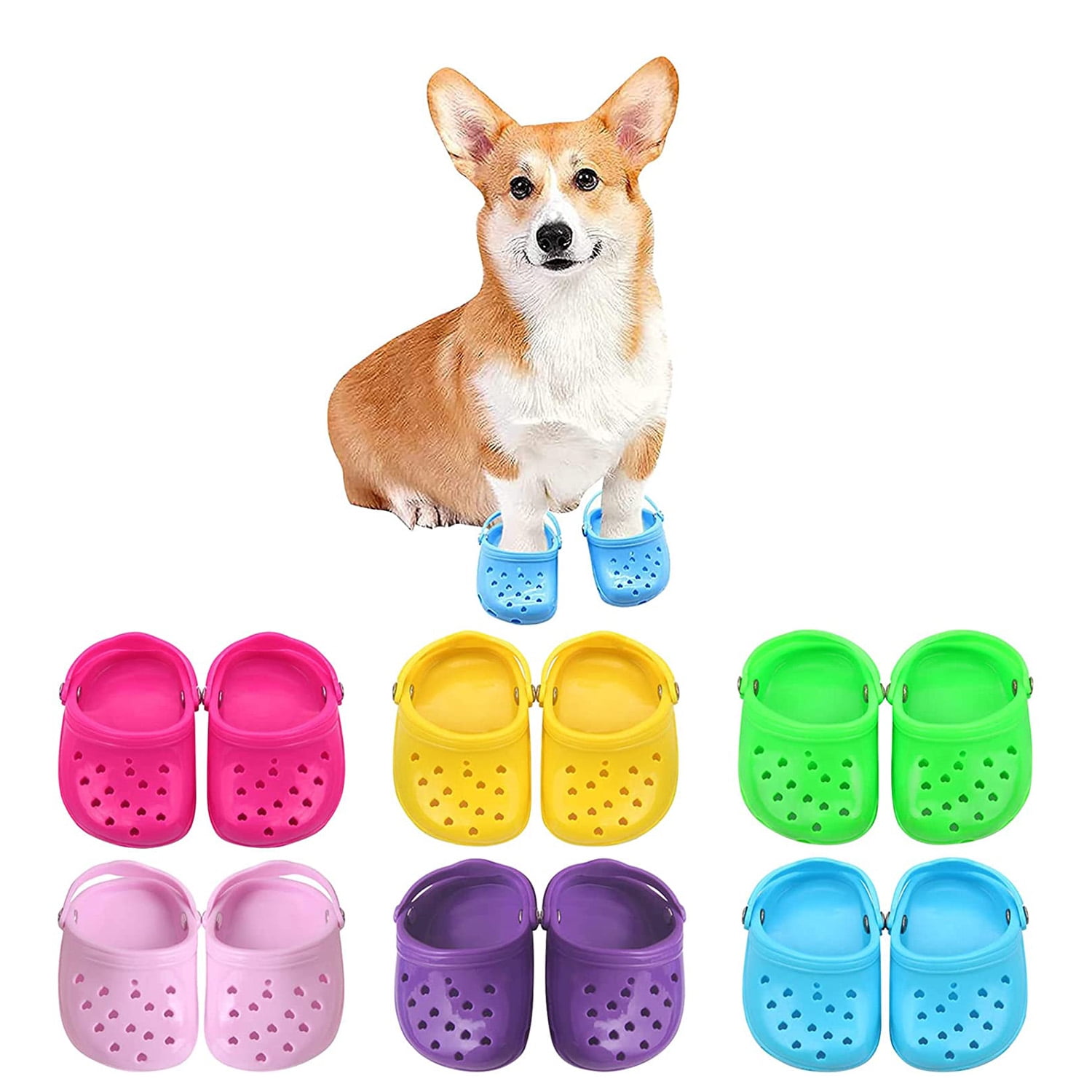 Candy Colors Sandals With Rugged Antislip Sole Adjustable Breathable