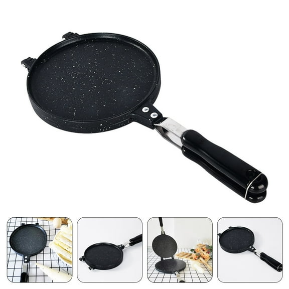 Homoyoyo Waffle and Pancake Maker Black, Easy to Clean Non-Stick Electric Breakfast Baking Tool Set