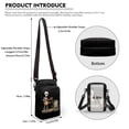 thumbnail image 6 of HELLHERO Double Deck Sling Bag, Stylish Polyester for Daily Commute or Casual Outings, Whimsical Skull Gardening, 6 of 7