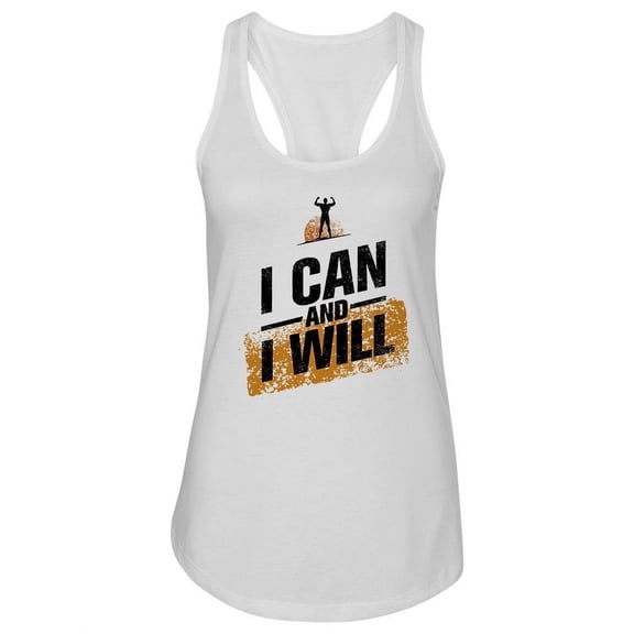 I Can, And I Will Tank Women -Image by Shutterstock, Female x-Large
