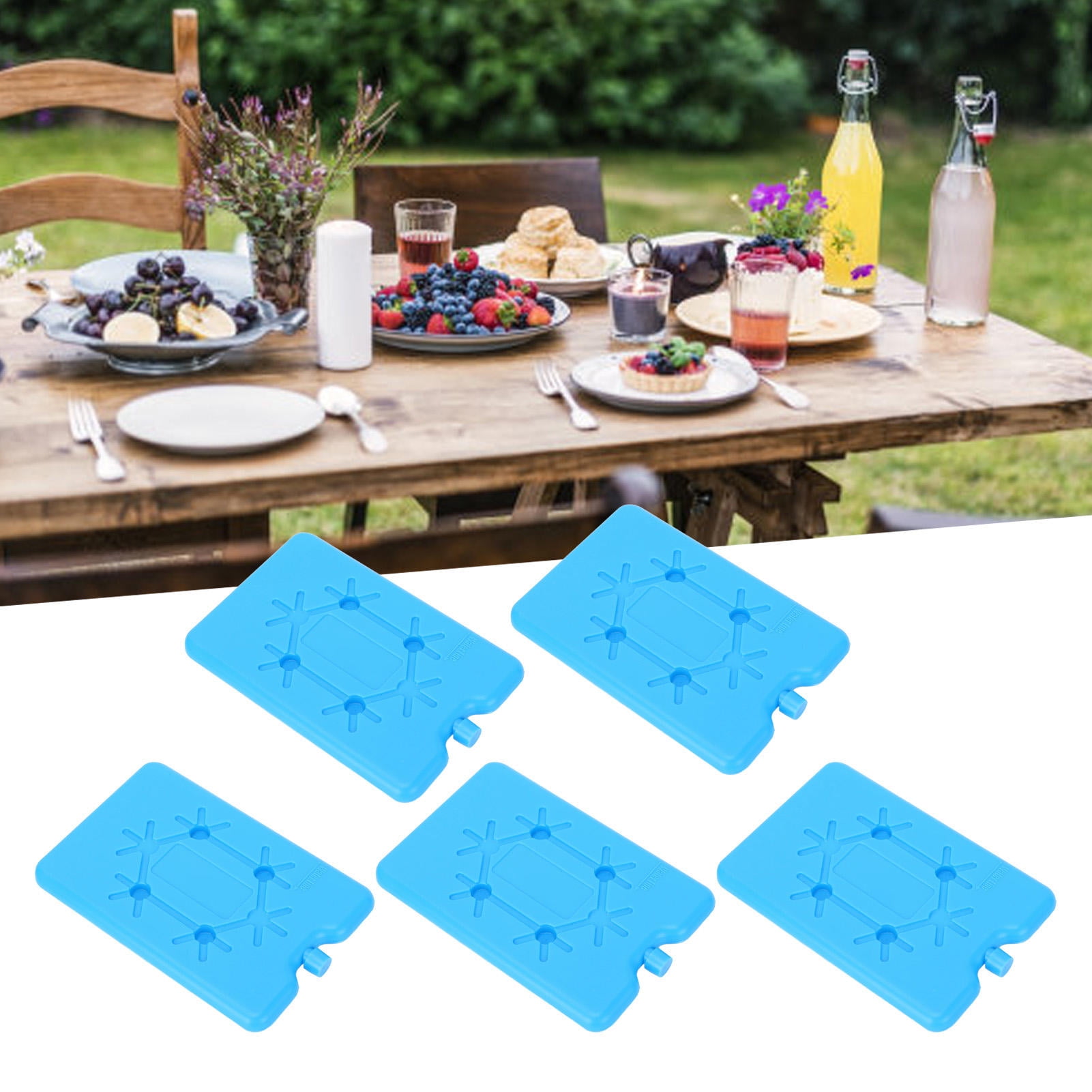 Suodoka 200 ml Ultra‑Thin Reusable Ice Pack – Long‑Lasting, Slim, Gel‑Forming, Ideal for Food, Drinks, and Breastmilk Storage