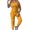 Yellow, variant on Fusipu Cargo Jumpsuit Ankle Tied Shoulder Strap Women Sleeveless High Waist Pockets Romper for Working