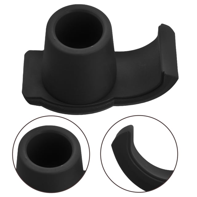 IDEANATEGRATE 2Ud Tapas Antideslizantes Negros Para Walker Soporte Y Seguridad Para Mayores